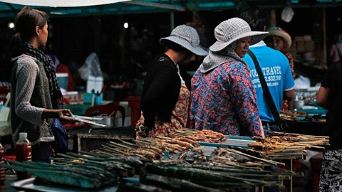 Food Street sera construit à Kampot avant le festival Sea Festival