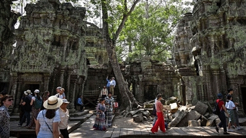 Tourisme Cambodge est ravagé par COVID-19.