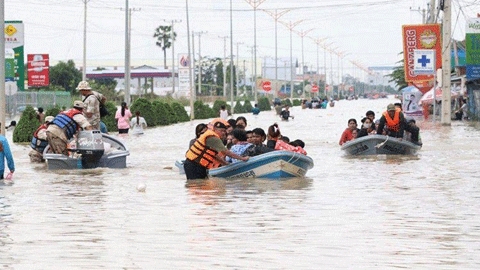 Inondation au Cambodge fait 40 morts 