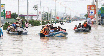 Inondation au Cambodge 